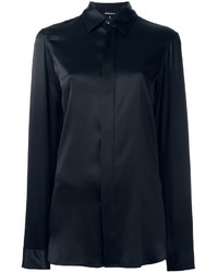 Camicia di seta nera di Ann Demeulemeester