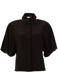 Camicia di seta nera di Maison Margiela
