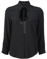 Camicia di seta nera di Marc Jacobs