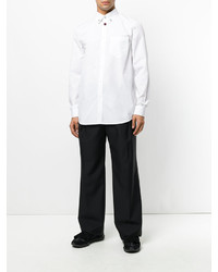 Camicia elegante a fiori bianca di Givenchy