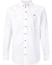 Camicia elegante a fiori bianca di Vivienne Westwood