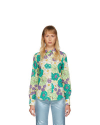 Camicia elegante a fiori multicolore di Marc Jacobs