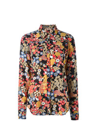 Camicia elegante a fiori multicolore di N°21