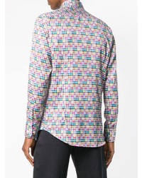 Camicia elegante a quadretti multicolore di Etro