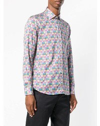 Camicia elegante a quadretti multicolore di Etro