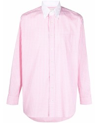 Camicia elegante a quadretti rosa di MACKINTOSH