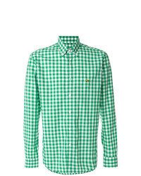 Camicia elegante a quadri verde di Etro
