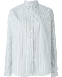 Camicia elegante a righe verticali bianca e nera di Libertine-Libertine