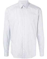 Camicia elegante a righe verticali bianca di Cerruti 1881