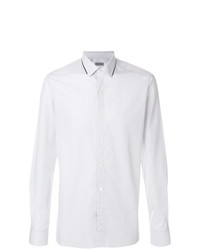 Camicia elegante a righe verticali bianca di Lanvin