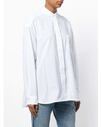 Camicia elegante a righe verticali bianca di Walk Of Shame