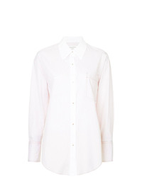 Camicia elegante a righe verticali bianca di Sonia Rykiel