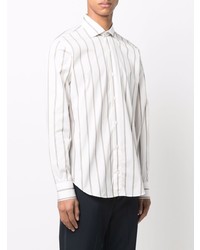 Camicia elegante a righe verticali bianca di Eleventy
