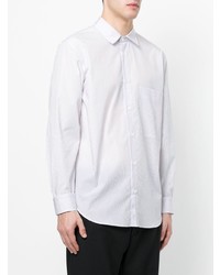 Camicia elegante a righe verticali bianca di Golden Goose Deluxe Brand