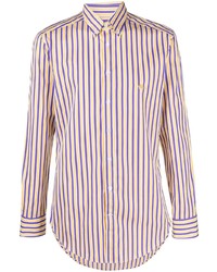 Camicia elegante a righe verticali multicolore di Etro