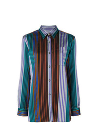 Camicia elegante a righe verticali multicolore di Études
