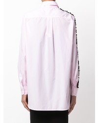 Camicia elegante a righe verticali rosa di N°21