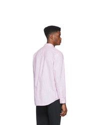 Camicia elegante a righe verticali rosa di Polo Ralph Lauren