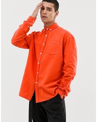 Camicia elegante arancione di Collusion