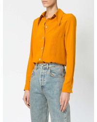 Camicia elegante arancione di Gucci