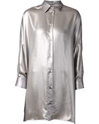 Camicia elegante argento di Dusan