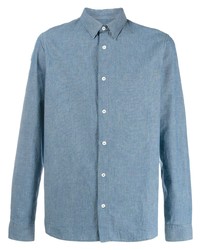 Camicia elegante azzurra di A.P.C.