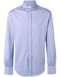 Camicia elegante azzurra di Brunello Cucinelli