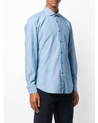 Camicia elegante azzurra di Etro