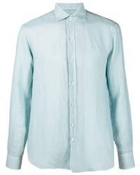 Camicia elegante azzurra di Doppiaa