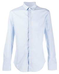 Camicia elegante azzurra di Emporio Armani
