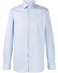 Camicia elegante azzurra di Ermenegildo Zegna