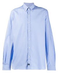 Camicia elegante azzurra di Fay
