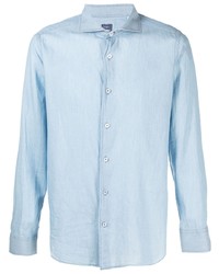 Camicia elegante azzurra di Fedeli