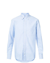 Camicia elegante azzurra di Gitman Vintage