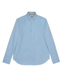 Camicia elegante azzurra di Gucci
