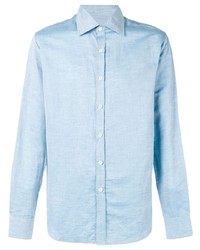 Camicia elegante azzurra di Holland & Holland