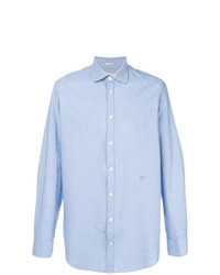 Camicia elegante azzurra di Massimo Alba
