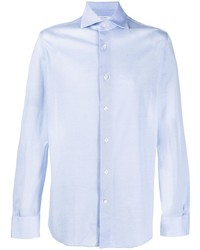 Camicia elegante azzurra di Mazzarelli