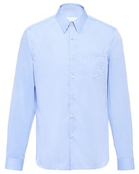 Camicia elegante azzurra di Prada