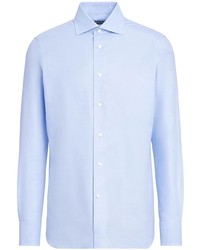 Camicia elegante azzurra di Zegna