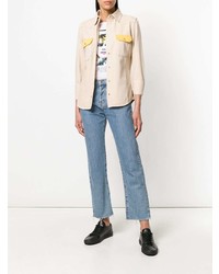 Camicia elegante beige di Calvin Klein Jeans