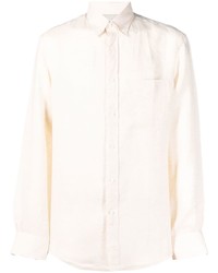 Camicia elegante beige di Brunello Cucinelli
