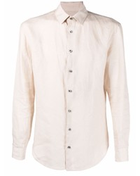 Camicia elegante beige di Giorgio Armani
