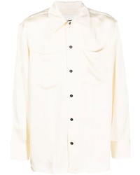 Camicia elegante beige di Jil Sander