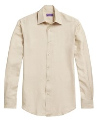 Camicia elegante beige di Ralph Lauren Purple Label