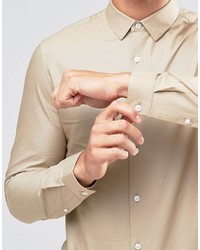 Camicia elegante beige di Asos