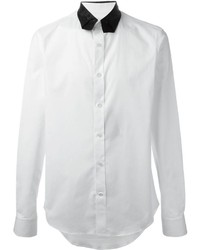 Camicia elegante bianca e nera di Alexander McQueen