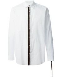 Camicia elegante bianca e nera di Ann Demeulemeester