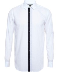 Camicia elegante bianca e nera di Ann Demeulemeester