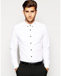 Camicia elegante bianca e nera di Asos